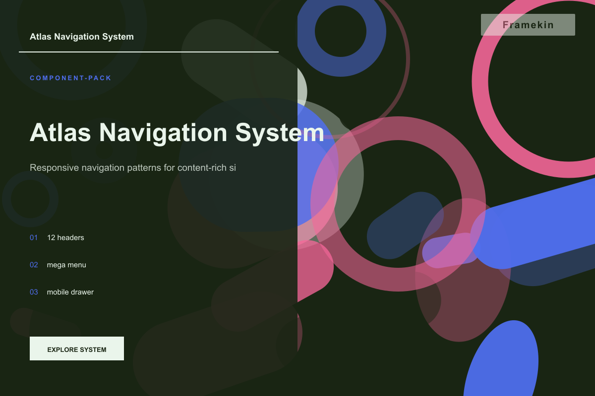 Atlas Navigation System website preview