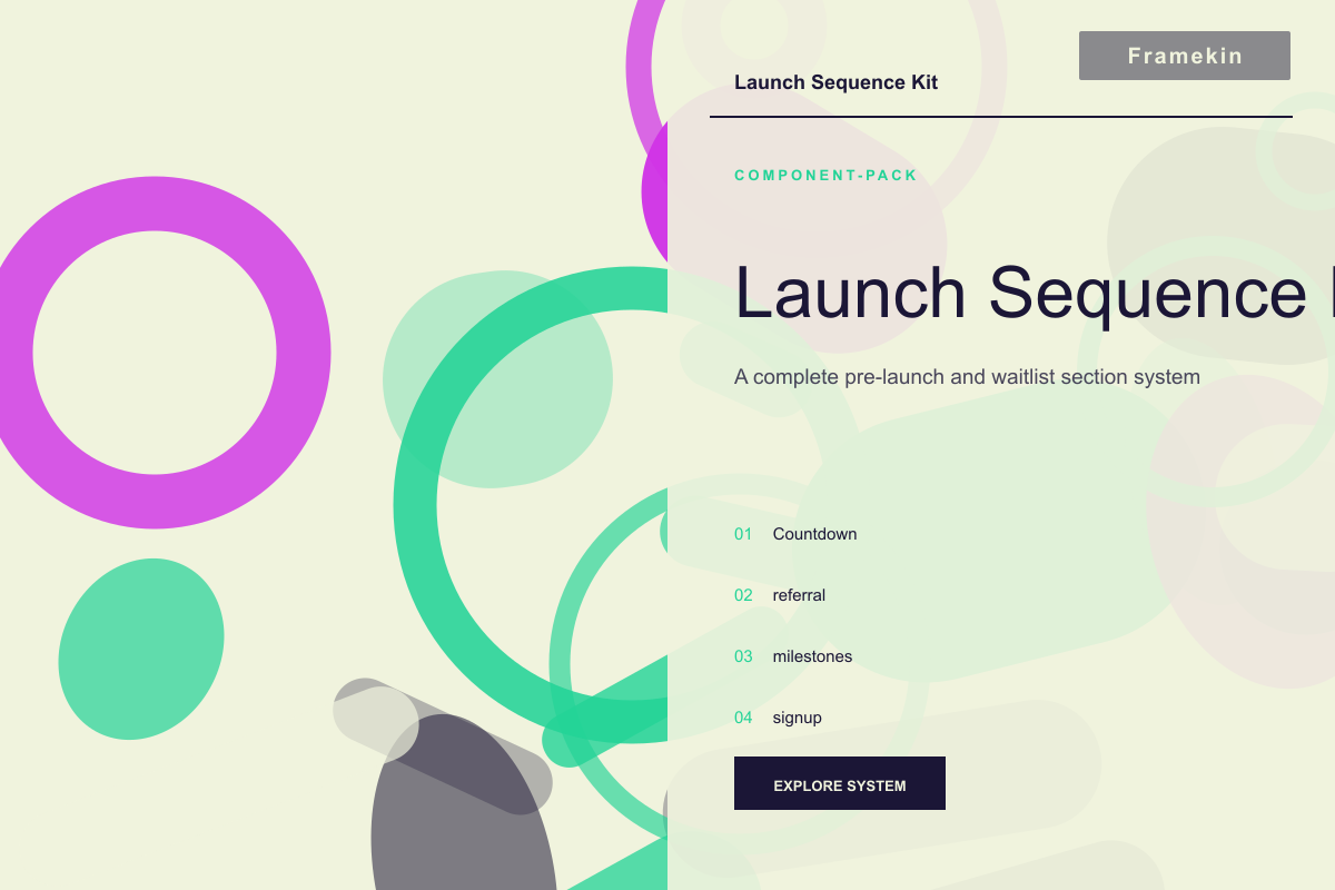 Launch Sequence Kit website preview