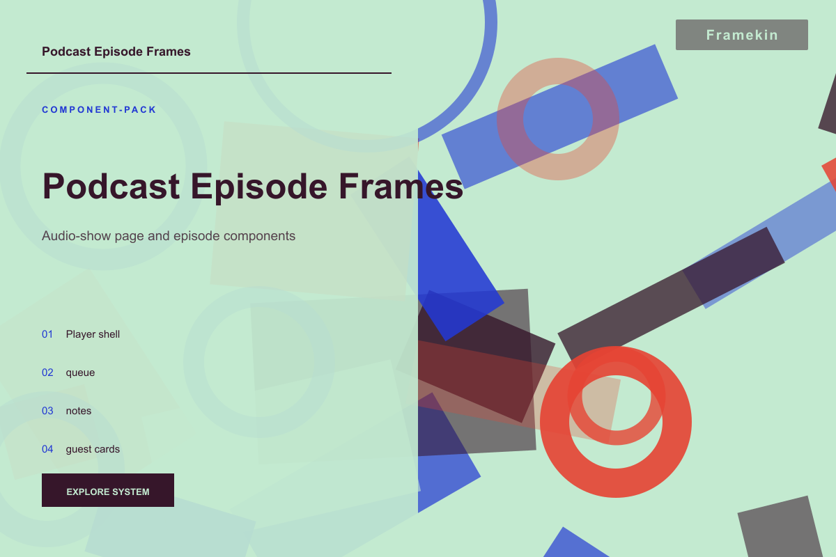 Signal Room Podcast Kit website preview