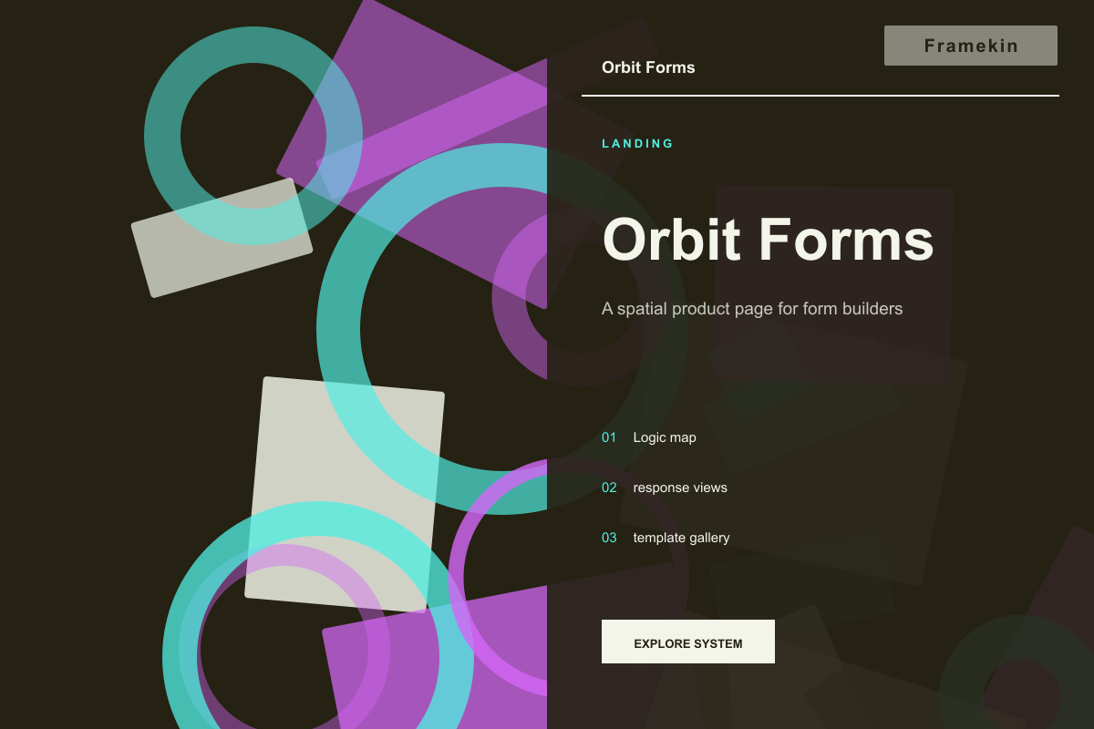 Orbit Forms website preview