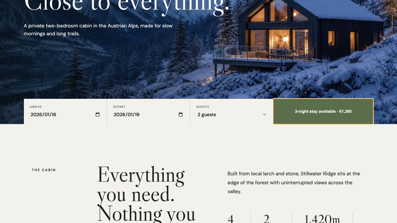 Stillwater Ridge website preview