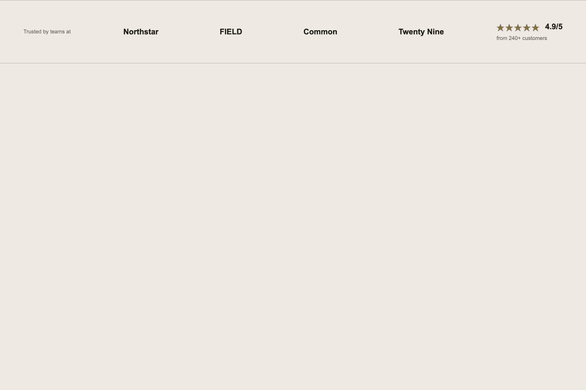 Social Proof Strip website preview